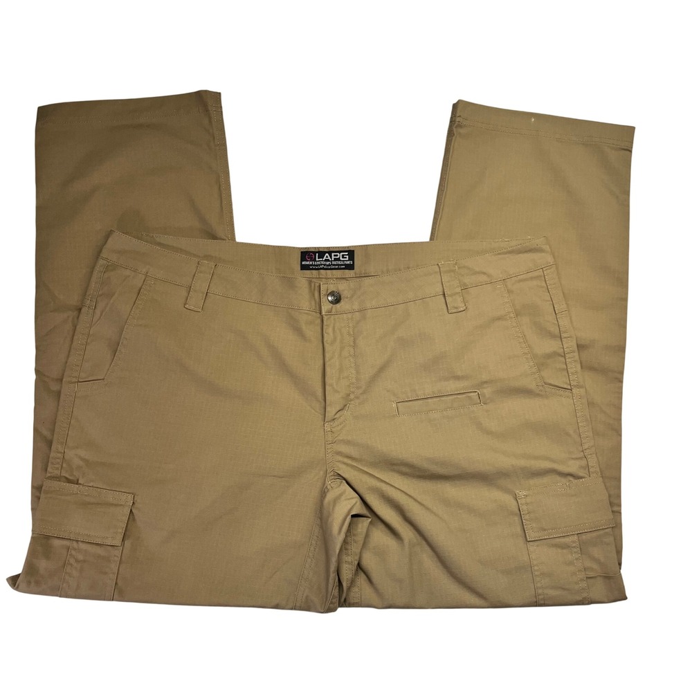 LA Police Gear Women Stretch Ops Tactical Pants 22 Short Coyote Tan PT-WS2001‎